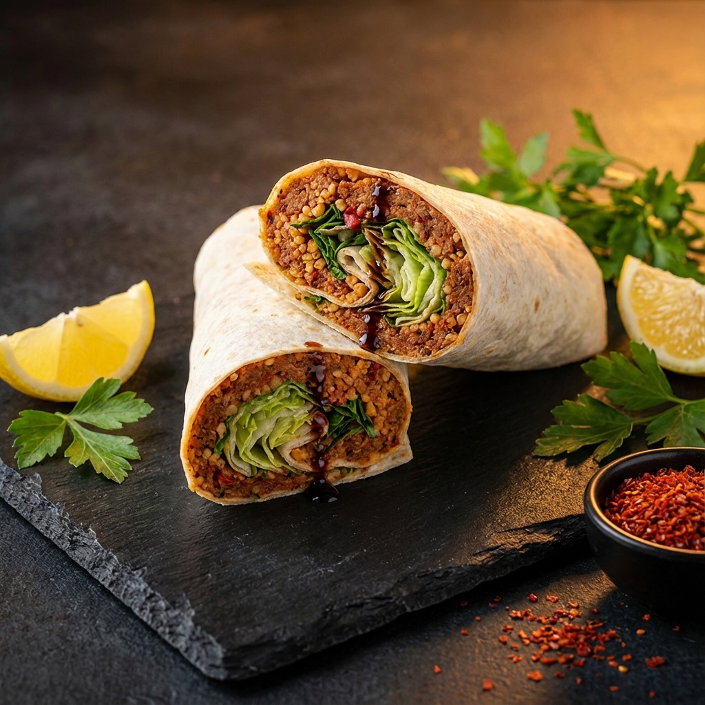 Mega Çiğ Köfte Dürüm